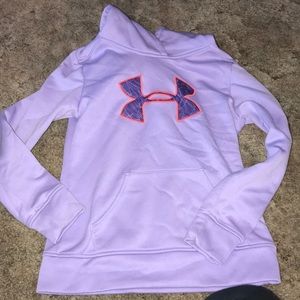 Girls purple underarmor hoodie
